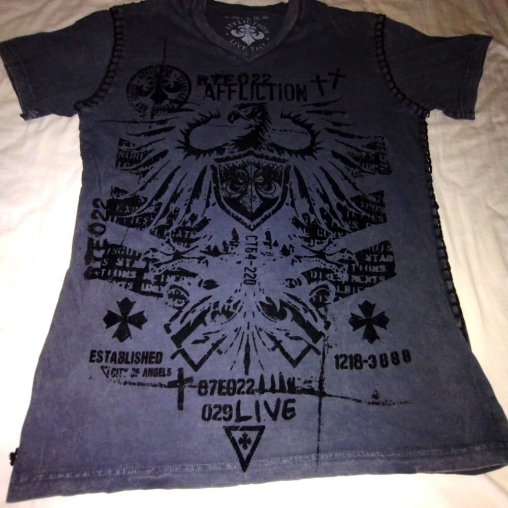Affliction fitted shirt